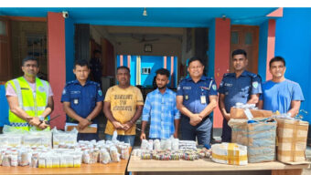 জৈন্তাপুরে পুলিশের অভিযানে ঔষধের চালান জব্দ, গ্রেপ্তার ২