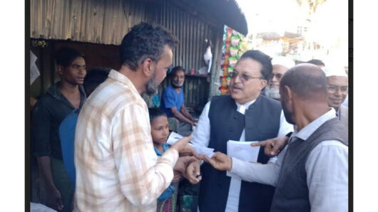 গোলাপগঞ্জে সিলেট-৬ আসনের স্বতন্ত্র প্রার্থী সরওয়ার হোসেনের গণসংযোগ অনুষ্ঠিত