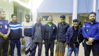 গোলাপগঞ্জে মালামালসহ ৬ ডাকাত গ্রেপ্তার