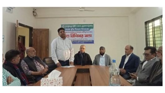 জগন্নাথপুর ব্রিটিশ বাংলা এডুকেশন ট্রাস্টের ২১তম বৃত্তি বিতরণ উপলক্ষে সাংবাদিকদের সাথে মতবিনিময়