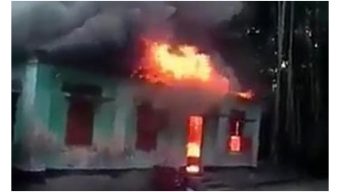 ছাতকে রাজনৈতিক বিরোধের জের ধরে যুবদল নেতার বাড়িতে হামলা ভাঙচুর ও অগ্নিসংযোগ