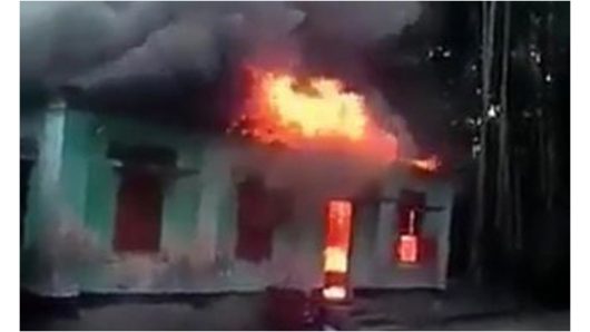ছাতকে রাজনৈতিক বিরোধের জের ধরে যুবদল নেতার বাড়িতে হামলা ভাঙচুর ও অগ্নিসংযোগ