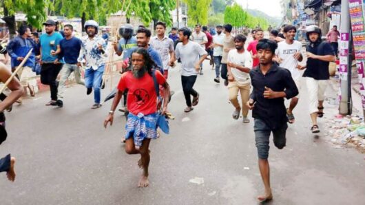 হবিগঞ্জে মাইকে ঘোষণা দিয়ে সং ঘ র্ষ : ওসিসহ আহত ৪০