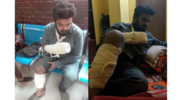 ছাত্রলীগ নেতা মো. মোহাইমিন সরকার-এর উপর হামলা