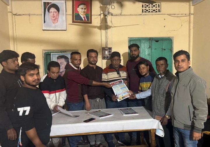 ৩১ দফার সমর্থনে জুড়ীতে যুবদলের লিফলেট বিতরণ